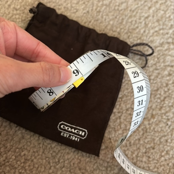 Coach Multicolor Logo Bangle Bracelet - Picture 6 of 7